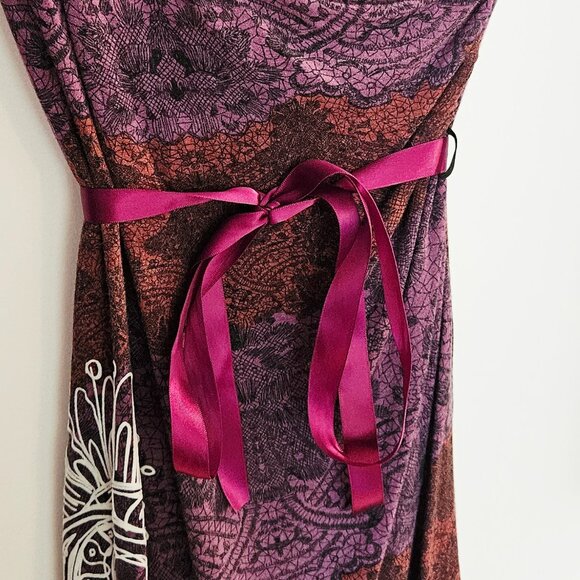 Purple burgundy Desigual dress - Picture 8 of 11
